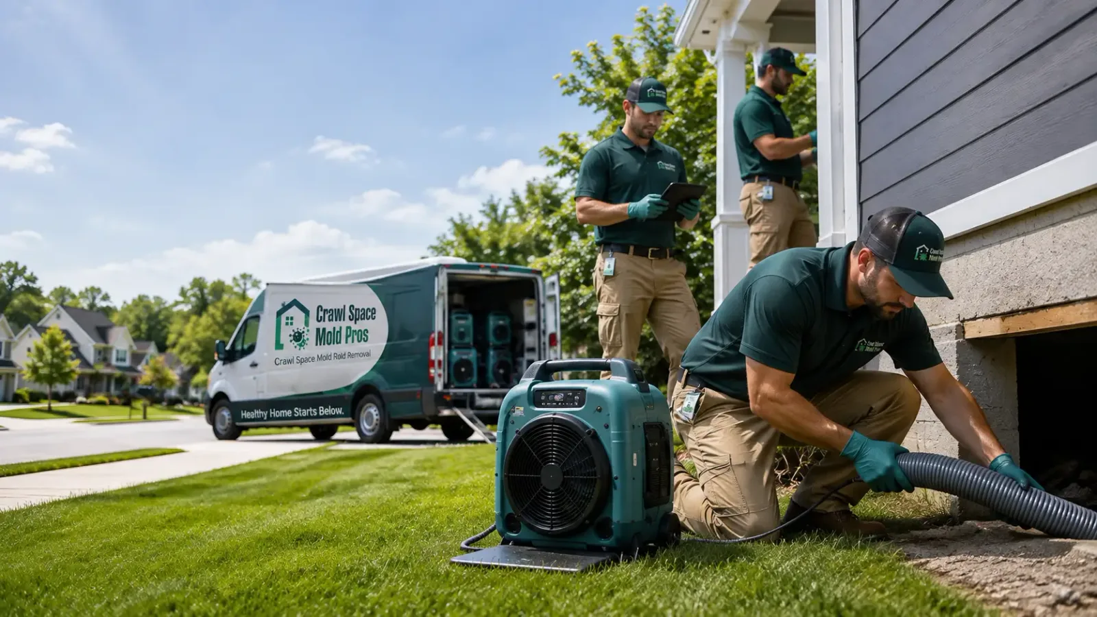 Crawl Space Mold Removal in Reese, MI